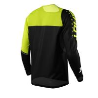 Maillot manches longues shot revolt noir jaune 1 